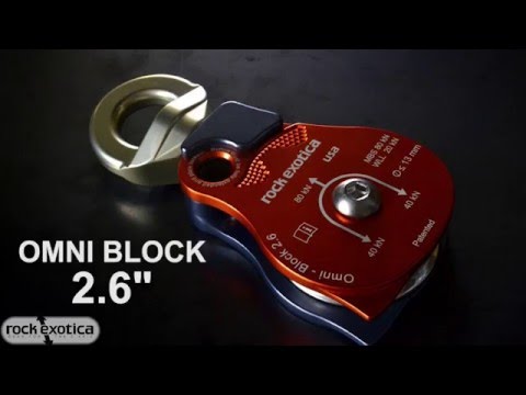 Rock Exotica Omni-Block 2.6 Inch Rigging Pulley / Material Handling Block