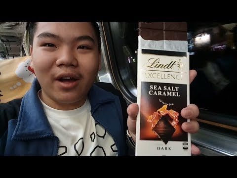 Vlog 13 (Going to Hualien and eating Lindt Sea Salt Caramel Dark Chocolate)