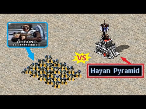 Chrono Commandos vs Mayan Pyramid - Red Alert 2
