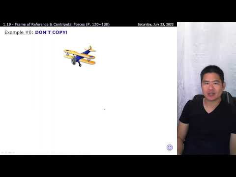SPH4U 1.19: Frame of Reference & Centripetal Forces