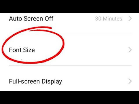 OPPO Reno Font/Size Change || How to Change Font/Size in OPPO Reno 2, 3 Pro
