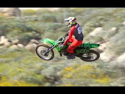 Alex Ray on a Two-Stroke Kawasaki KX250 RAW