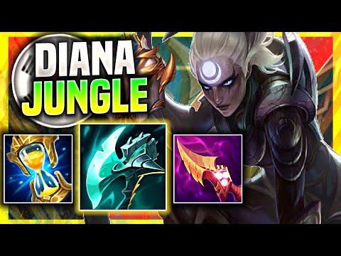 DIANA JUNGLE WITH NEW BUFFS ON CLEAR SPEED! - Korean Challenger Plays Diana Jungle vs Viego!