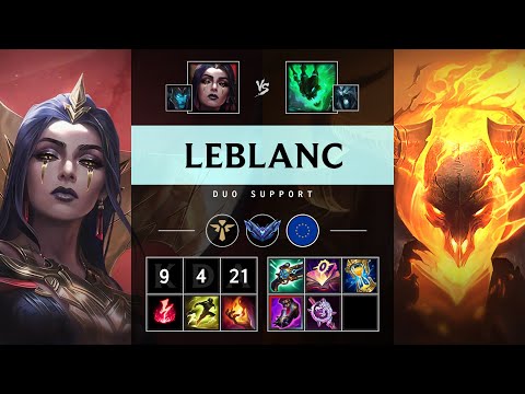 LeBlanc Support vs Thresh - EUW Diamond Patch 25.11