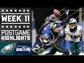Eagles vs. Seahawks | NFL Week 11 Game Highlights