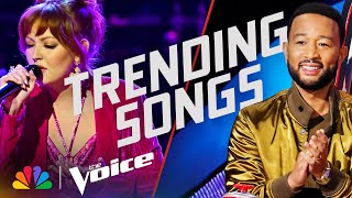Download lagu Best Performances of This Year's Trendiest Songs | The Voice | NBC mp3