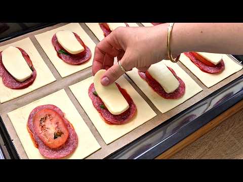 Do you have puff pastry? Ready in 10 minutes! Genius party snack