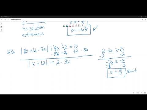 Algebra II Section 1 8 and 1 9 Class