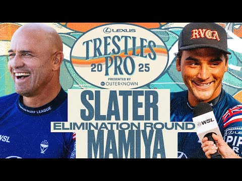 Kelly Slater vs Barron Mamiya | Lexus Trestles Pro presented by Outerknown 2025 - Elimination Round