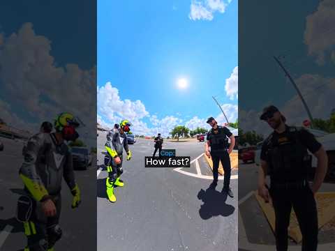 Biker Gets REAL Nervous When the Cop Asks One Question... 😂