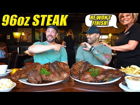 Indiana’s Largest 96oz Steak… The Owner Called Him Out