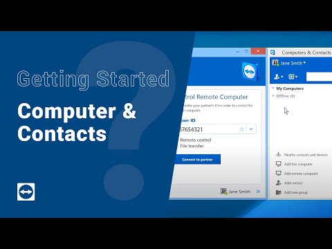 Getting Started with TeamViewer - Computers & Contacts
