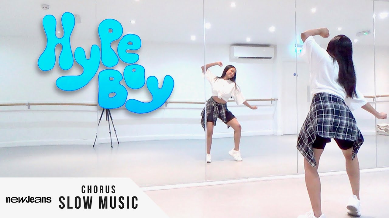 NewJeans (뉴진스) - 'Hype Boy' - Dance Tutorial - SLOW MUSIC + MIRROR (Chorus)