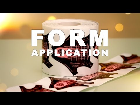 DIY Nail Workshop - How to Apply A Nail Form