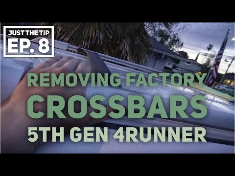 Removing Factory 4Runner Crossbars (5th Gen 4Runner)