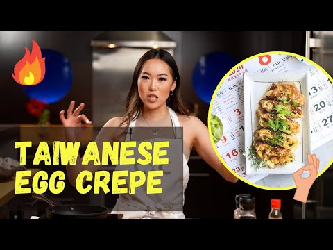 EASY TAIWANESE EGG CREPE | Dan Bing 蛋餅 | How To Make