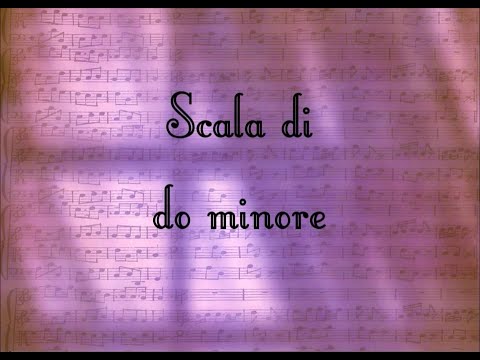 Le scale musicali al pianoforte (due ottave) - Scala di do minore