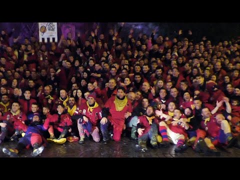 Picche aranceri - foto di gruppo bis - Carnevale Ivrea 2016