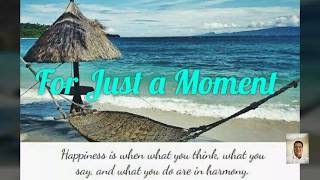 For Just a Moment - David Foster Lyrics