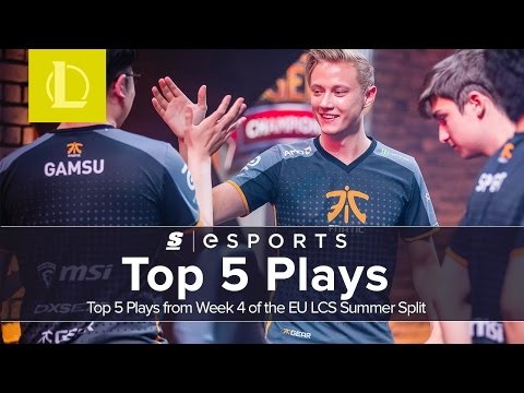 Top 5 Plays from Week 4 of the EU LCS Summer Split