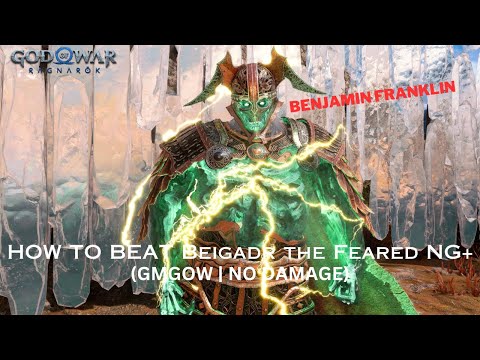 God of War Ragnarok NG+ - How To Beat Beigadr the Feared Boss Fight NO DAMAGE (GMGOW+)