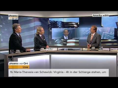 Dritte Analyse aus der Wahlnacht - PHOENIX VOR ORT LIVE Amerika hat gewählt