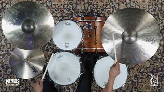 Video thumbnail for Used Sabian 21" HHX Groove Ride Cymbal - 2437g (U12189XN-1012223I) by Memphis Drum Shop