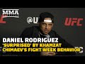 Daniel Rodriguez 'Surprised' By Khamzat Chimaev's Behavior, Calls Out Lack of Remorse | UFC 279