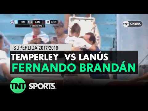 Fernando Brandán (1-0) Temperley vs Lanús | Fecha 22 - Superliga Argentina 2017/2018