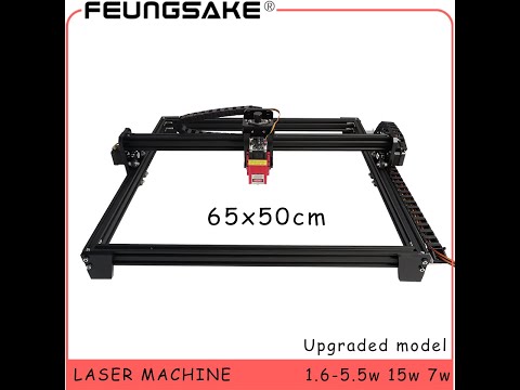 Лазерный гравировальный станок FEUNGSAKE 6550 с чпу с AliExpress. Сборка и обзор