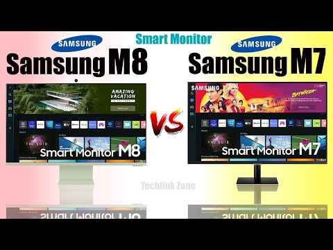 Samsung M8 32" Smart Monitor vs Samsung M7 32" Smart Monitor  Comparison.