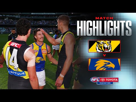 Richmond v West Coast Eagles Highlights | Round 9, 2025 | AFL