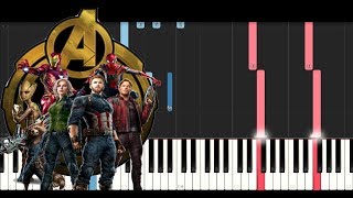 Avengers: Infinity War Theme Big Game Spot (Piano Tutorial)