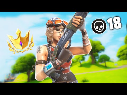 INSANE 18 Kill Solo Arena Game With No Mythic Items!!