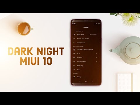 Enable Dark Night Mode In MiUi 10 Device | 2019 New THEME