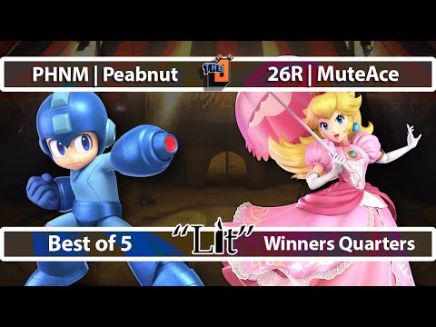 Smash LITvitational - PHNM | Peabnut (Mega Man) v. MuteAce (Peach) - CFL SSBU