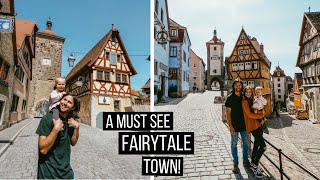 Rothenburg ob der Tauber: Germany's must see fairytale town! | First time trying Schnitzel!