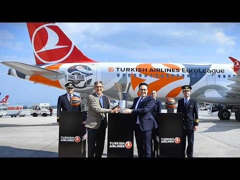 Turkish Airlines EuroLeague trophy lands in Istanbul!