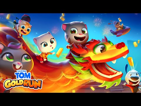 Happy Year of the Dragon!  🐲 Talking Tom Gold Run Gameplay