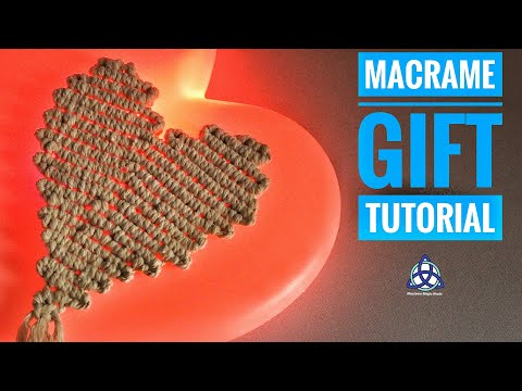 3D Macrame Heart Tutorial LOVEly Gift Idea