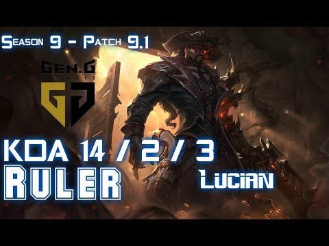 Gen Ruler LUCIAN vs EZREAL ADC - Patch 9.1 KR Ranked
