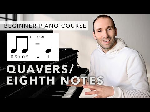 Beginner Piano Course Level 2 | 1. How to play Quavers [Eighth Notes]?