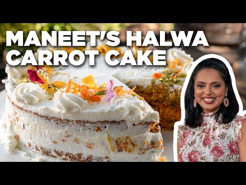 Maneet Chauhan's Halwa Carrot Cake | Guy's Ranch Kitchen | Food Network