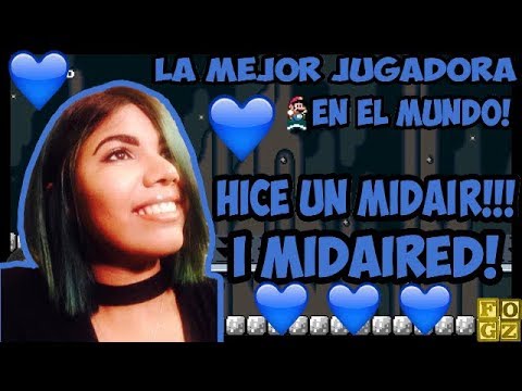 [Mario Maker] ❤️⭐🔥Jenn hace un MidAir/Jenn MidAirs🔥⭐❤️