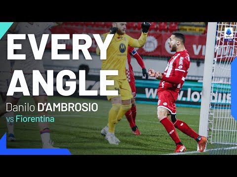 D’Ambrosio’s outrageous goal line clearance | Every Angle | Monza-Fiorentina | Serie A 2023/24