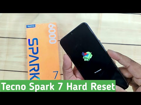 Tecno Spark 7 / 7T Hard Reset | Remove Pattern Lock without pc