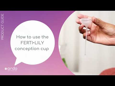 How to use the FERTI•LILY conception cup