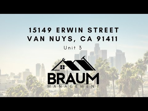 15149 ERWIN STREET, Unit 3, VAN NUYS, CA 91411