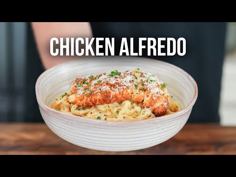 QUICK Chicken Alfredo Pasta | Less Than 25 Minutes