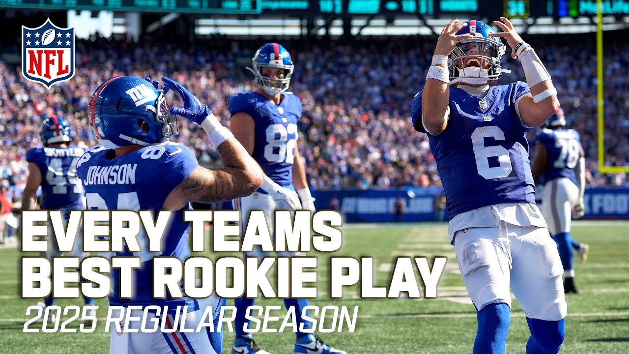 Every Teams' Best Play by a Rookie from the 2025 Regular Season